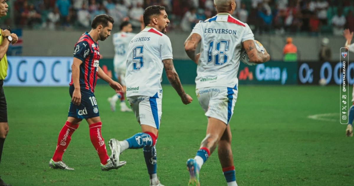 Matheus Pereira critica pênalti marcado para o Bahia em eliminação do Fortaleza: "Não existiu"